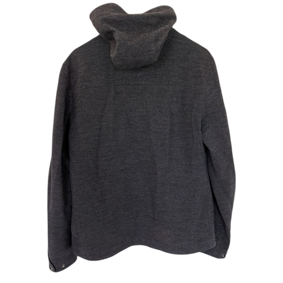 Icebreaker 380 Pure Plus Jacket Men's size Large Merino Lined Winter Coat Grey - Picture 3 of 16